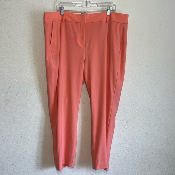J. Crew Womens Italian Stretch Wool Tollegno 1900 Peach Business Winter Pants - Picture 1 of 14